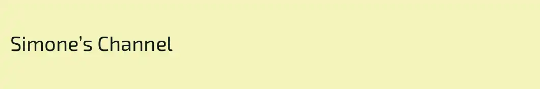 Simone’s Channel